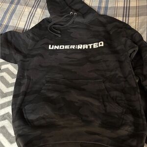 Black Camouflage Hoodie-New, never worn.